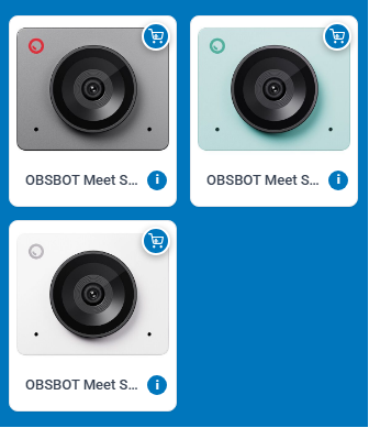OBSBOT webcam products